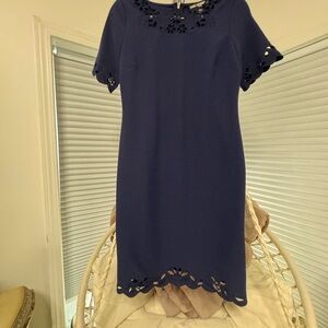 Karl Lagerfeld Elegant Navy Blue Women's Dress